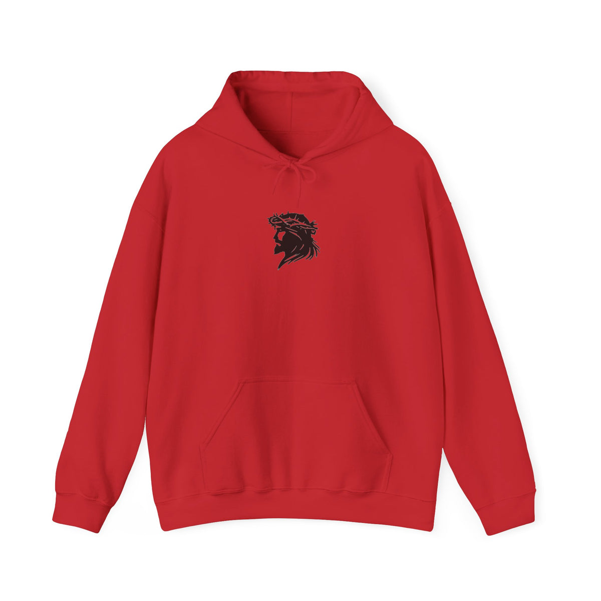 Jesus Christ Hoodie — Gothic Lion Crest Religious Pullover