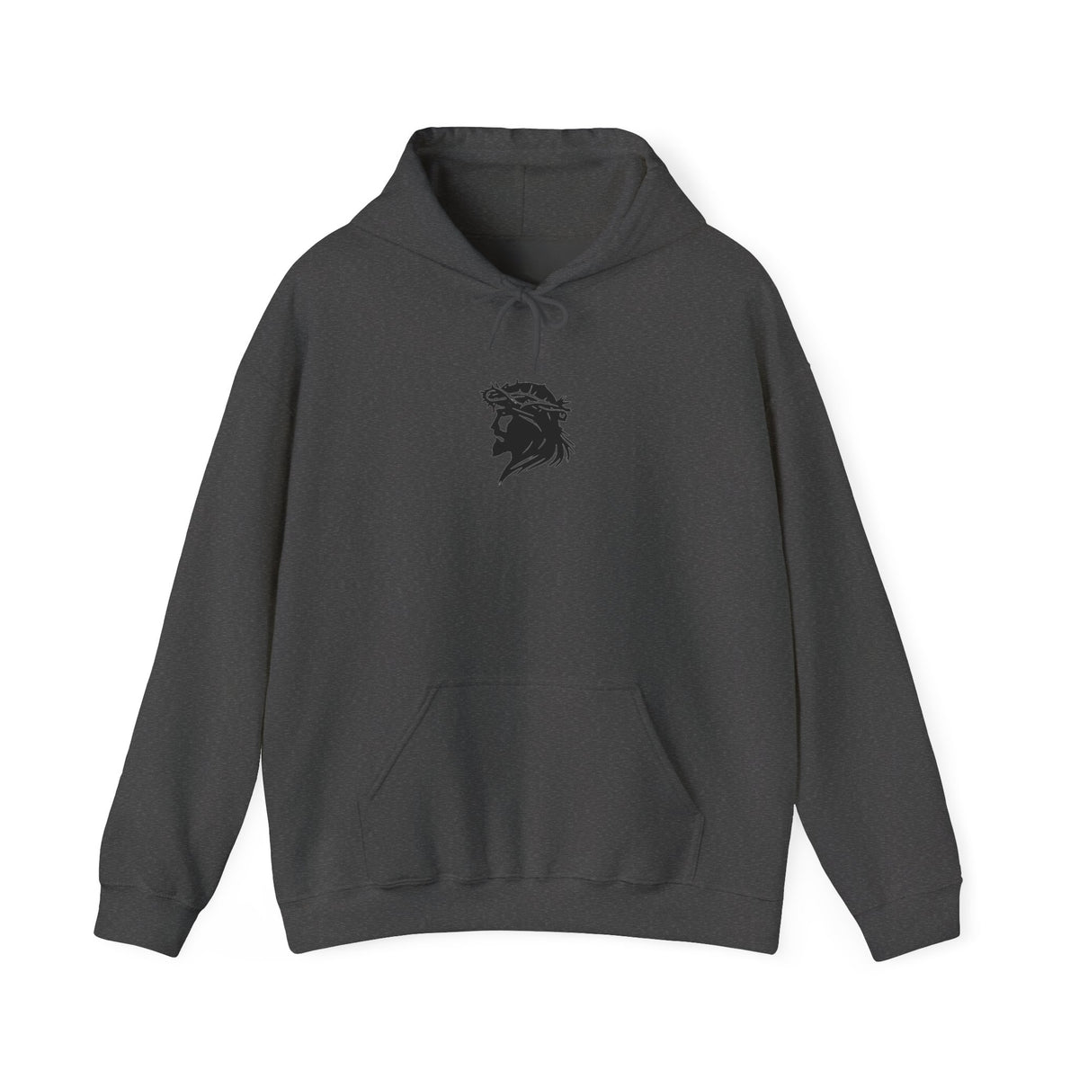 Jesus Christ Hoodie — Gothic Lion Crest Religious Pullover