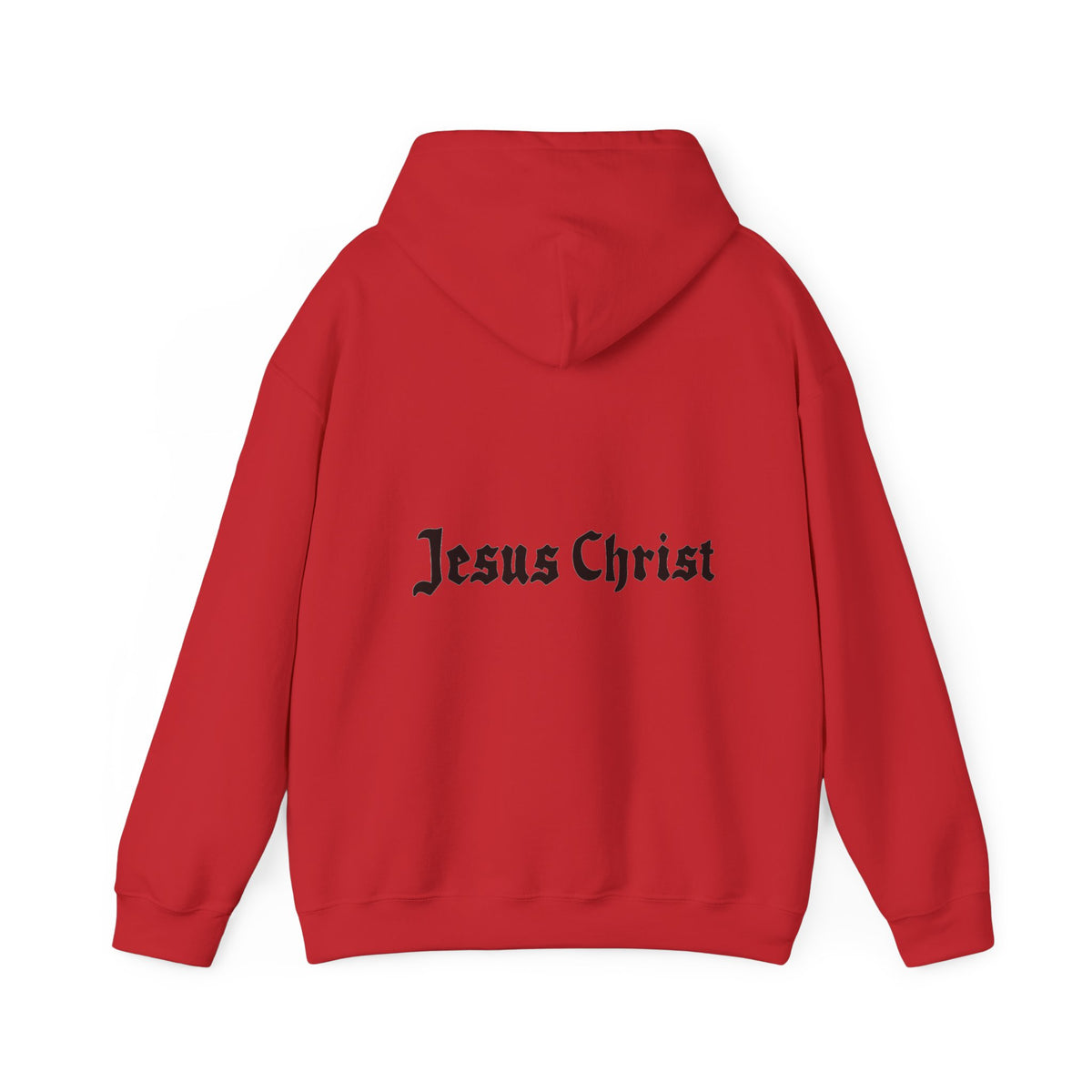 Jesus Christ Hoodie — Gothic Lion Crest Religious Pullover
