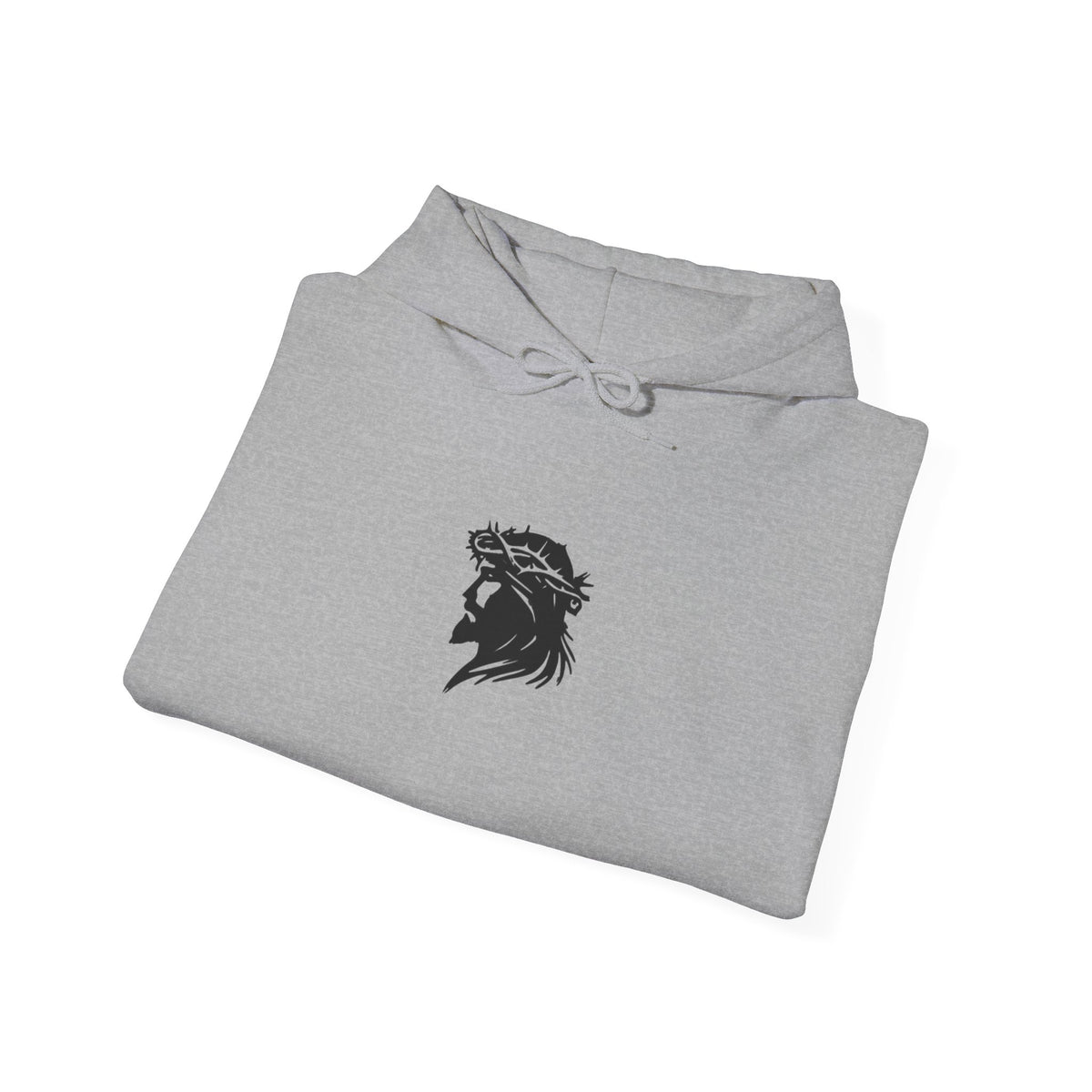 Jesus Christ Hoodie — Gothic Lion Crest Religious Pullover