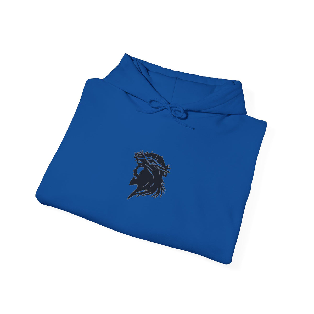 Jesus Christ Hoodie — Gothic Lion Crest Religious Pullover