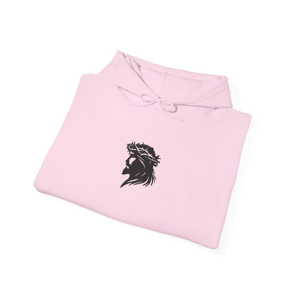 Jesus Christ Hoodie — Gothic Lion Crest Religious Pullover