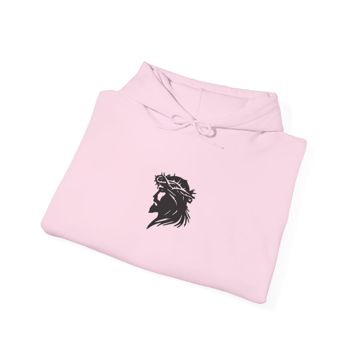Jesus Christ Hoodie — Gothic Lion Crest Religious Pullover