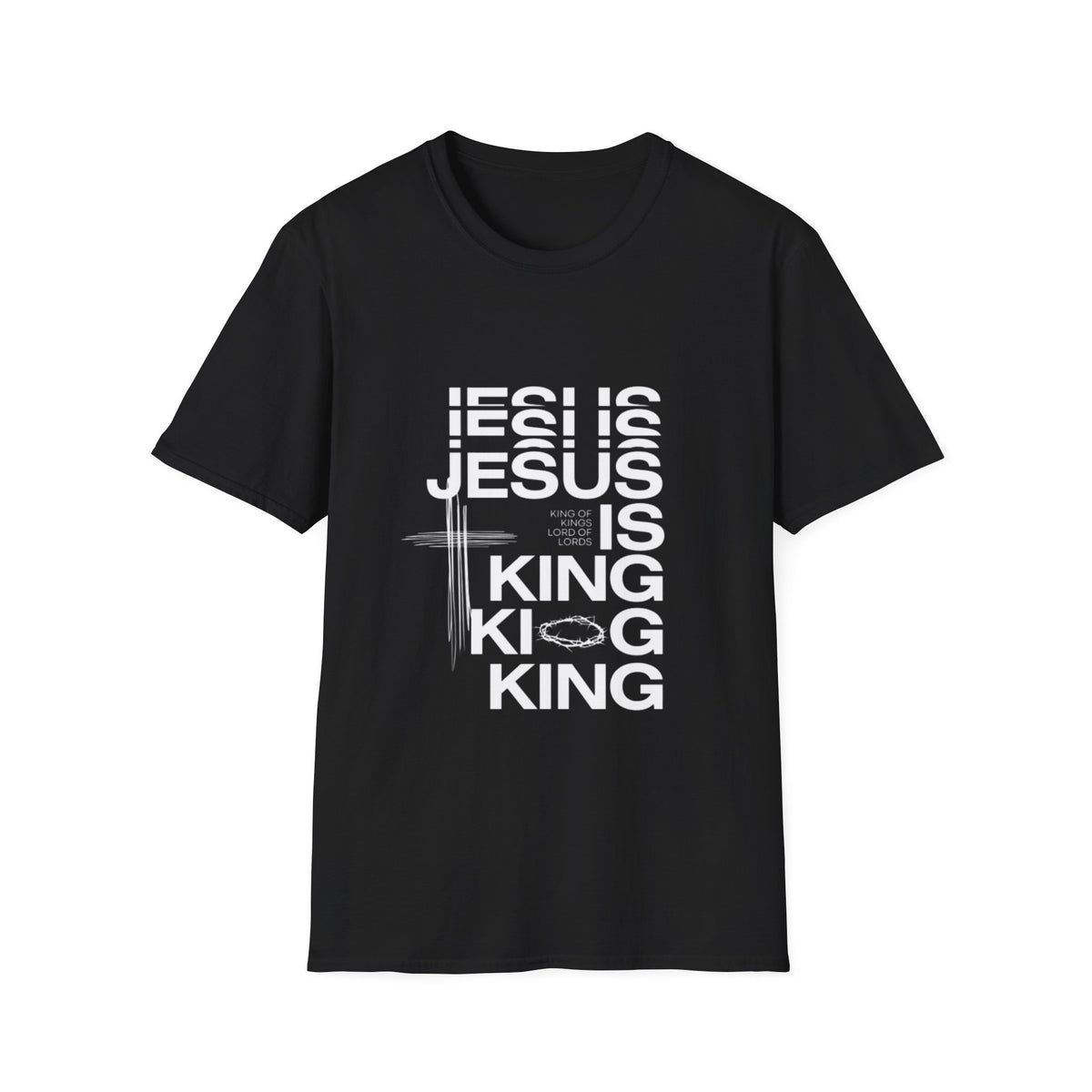 Jesus Is King T‑Shirt — Modern Christian Faith Tee