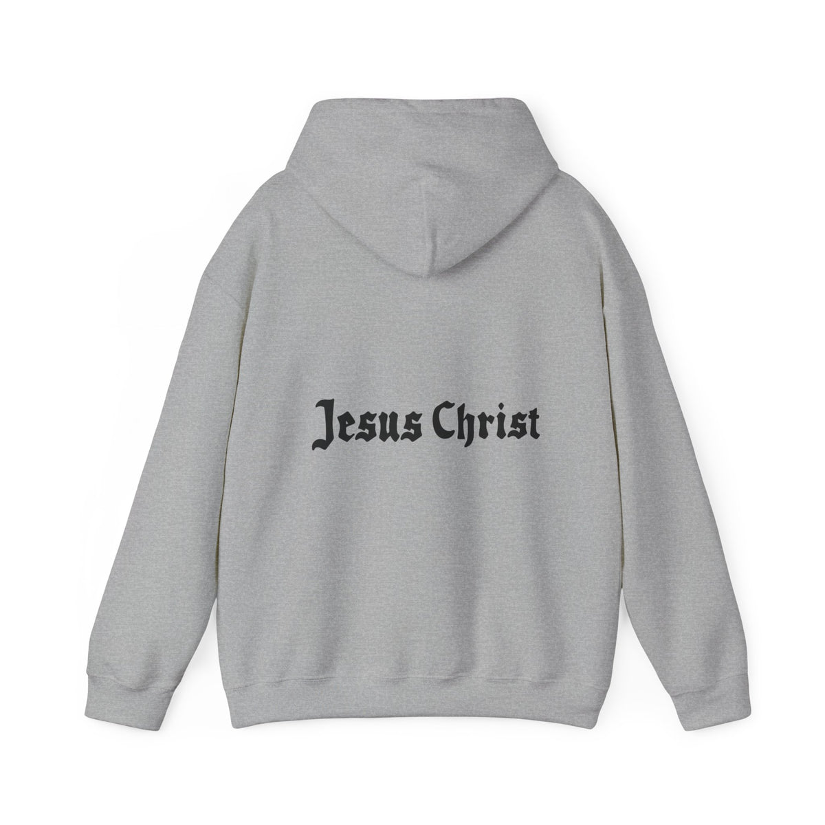 Jesus Christ Hoodie — Gothic Lion Crest Religious Pullover