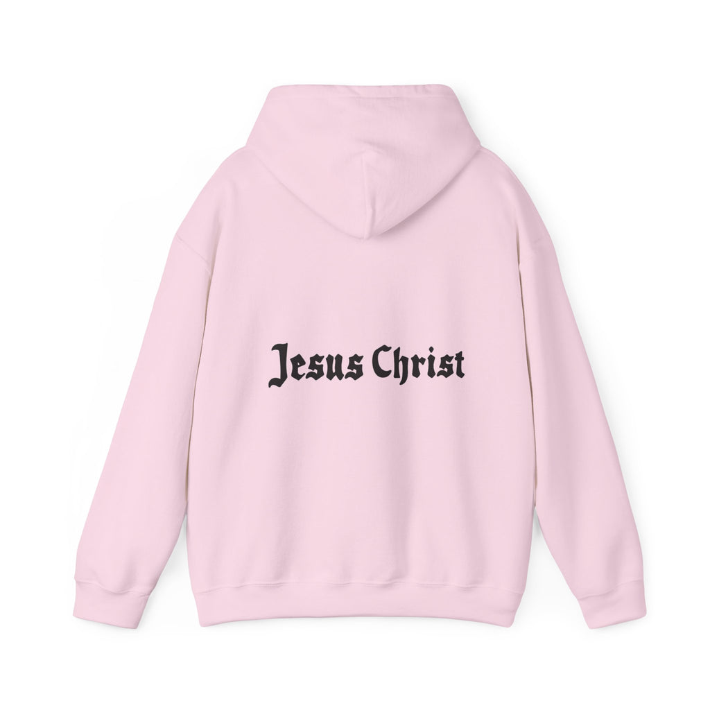 Jesus Christ Hoodie — Gothic Lion Crest Religious Pullover