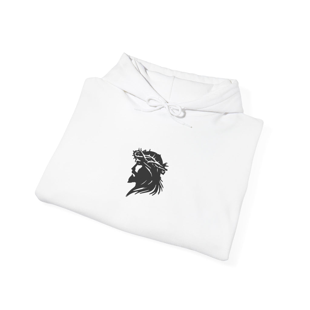 Jesus Christ Hoodie — Gothic Lion Crest Religious Pullover