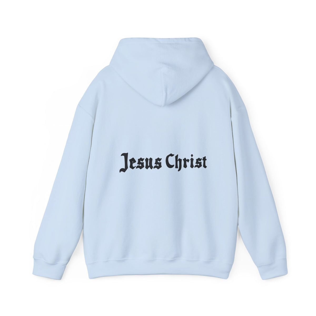 Jesus Christ Hoodie — Gothic Lion Crest Religious Pullover