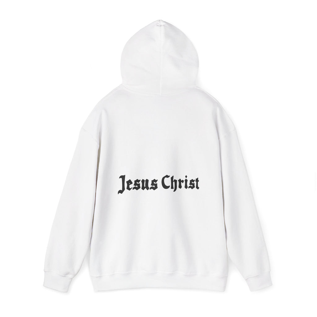 Jesus Christ Hoodie — Gothic Lion Crest Religious Pullover