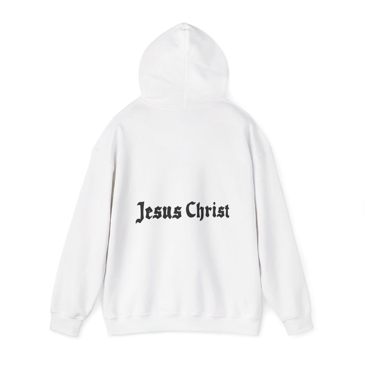 Jesus Christ Hoodie — Gothic Lion Crest Religious Pullover