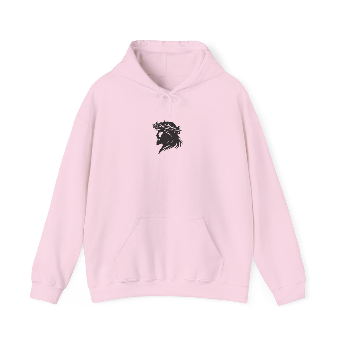 Jesus Christ Hoodie — Gothic Lion Crest Religious Pullover