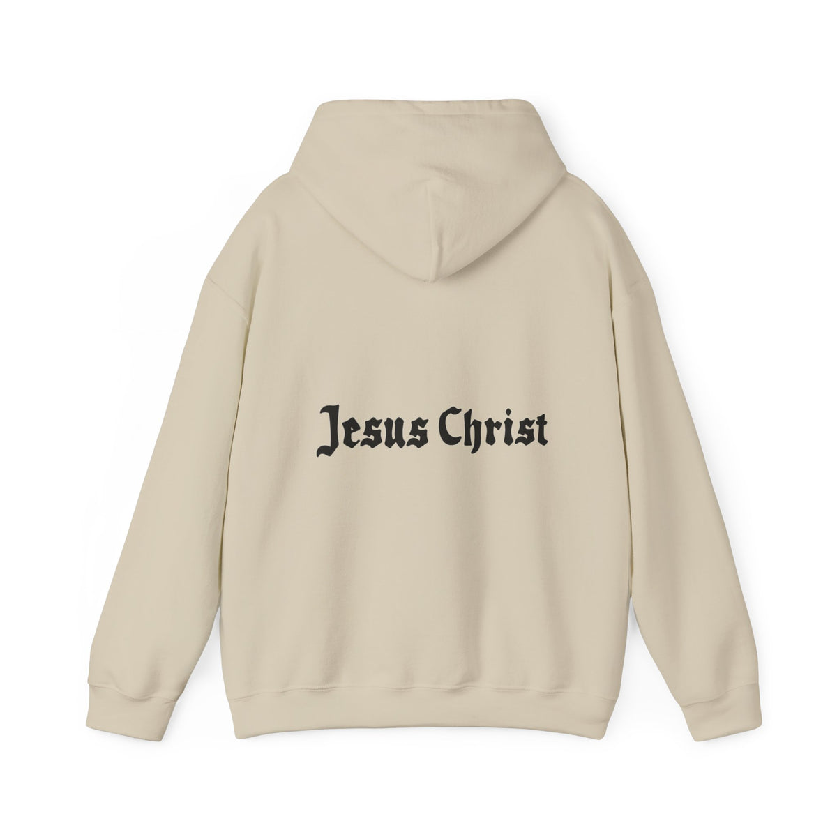 Jesus Christ Hoodie — Gothic Lion Crest Religious Pullover