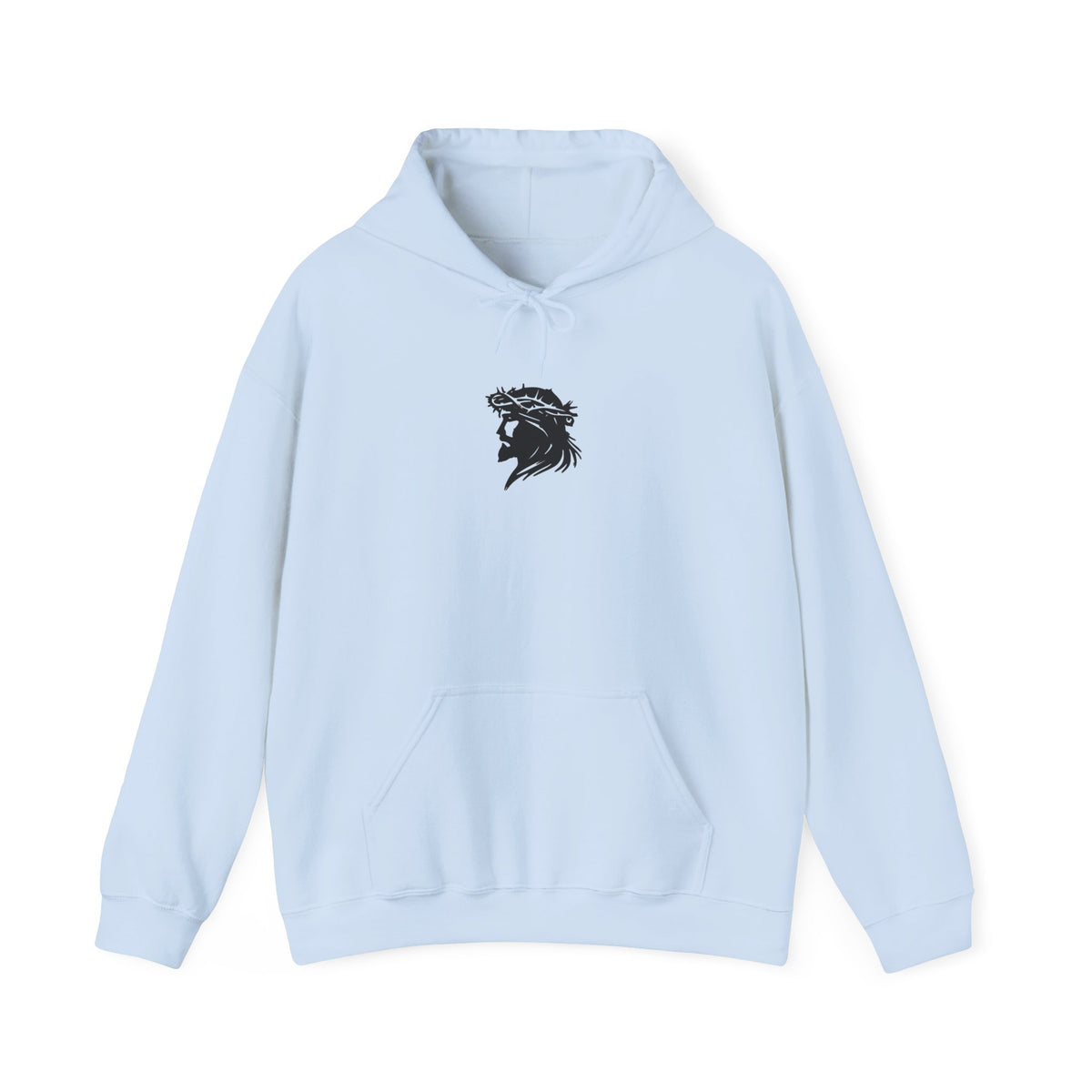 Jesus Christ Hoodie — Gothic Lion Crest Religious Pullover
