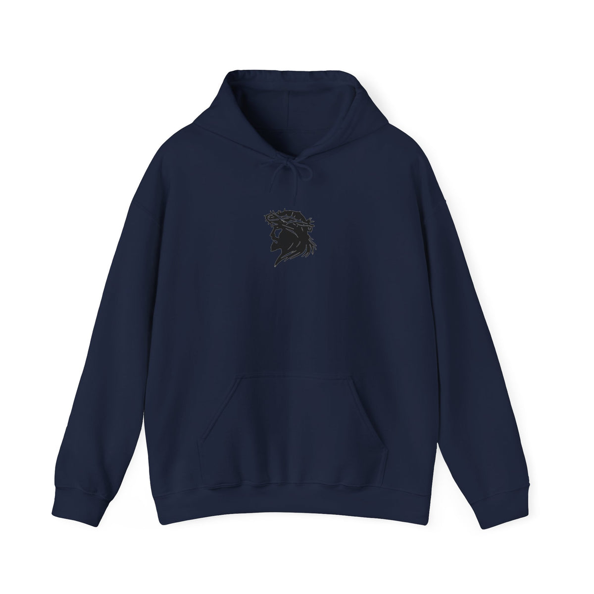 Jesus Christ Hoodie — Gothic Lion Crest Religious Pullover