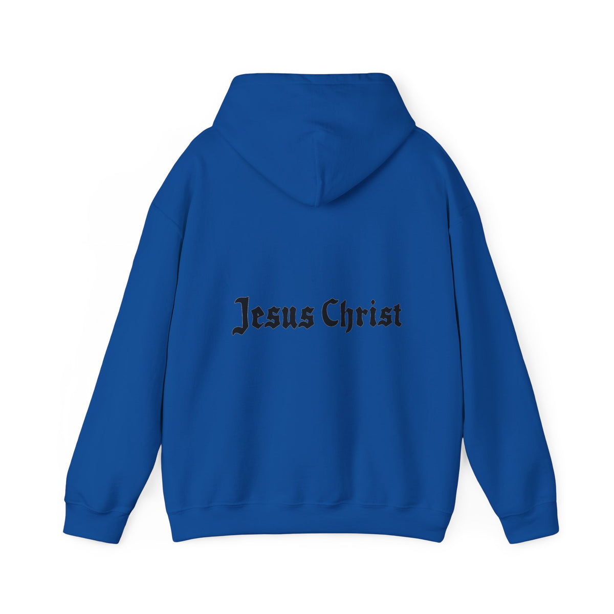 Jesus Christ Hoodie — Gothic Lion Crest Religious Pullover