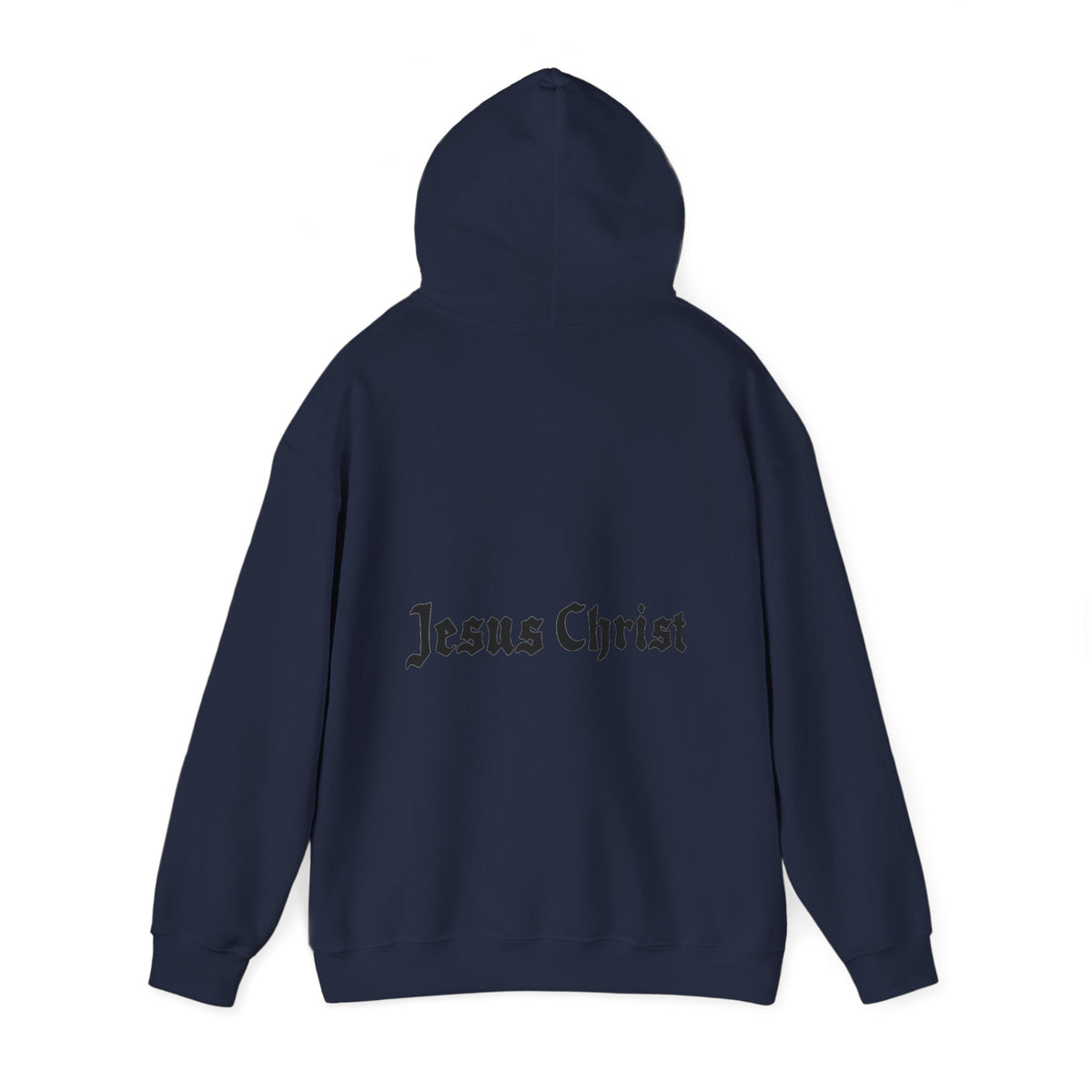 Jesus Christ Hoodie — Gothic Lion Crest Religious Pullover