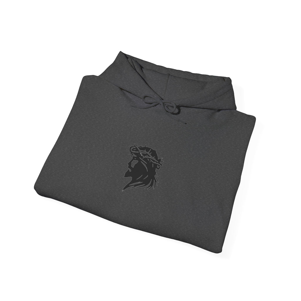 Jesus Christ Hoodie — Gothic Lion Crest Religious Pullover