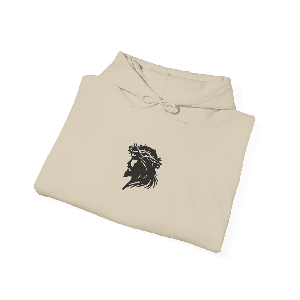 Jesus Christ Hoodie — Gothic Lion Crest Religious Pullover