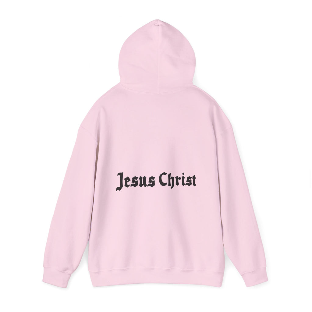 Jesus Christ Hoodie — Gothic Lion Crest Religious Pullover