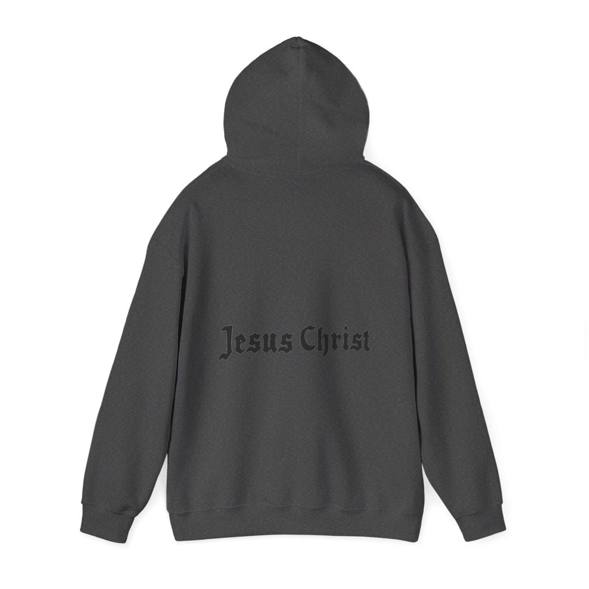 Jesus Christ Hoodie — Gothic Lion Crest Religious Pullover
