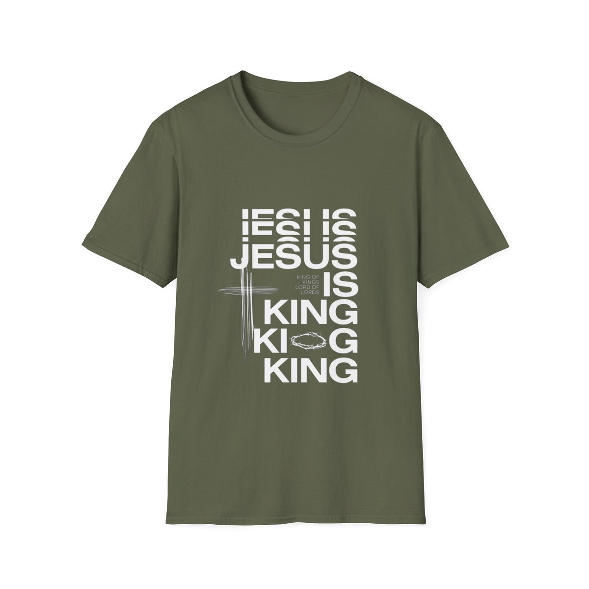 Jesus Is King T‑Shirt — Modern Christian Faith Tee