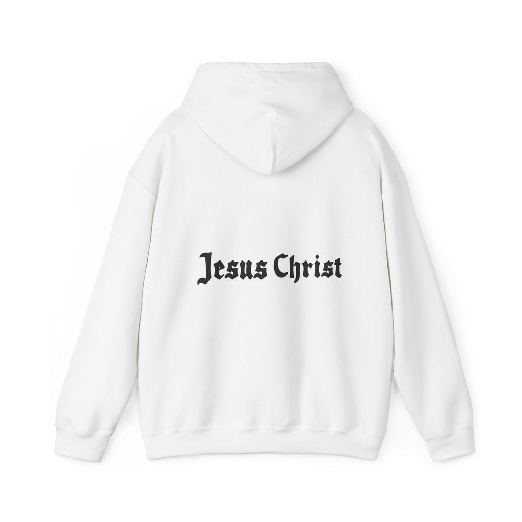 Jesus Christ Hoodie — Gothic Lion Crest Religious Pullover