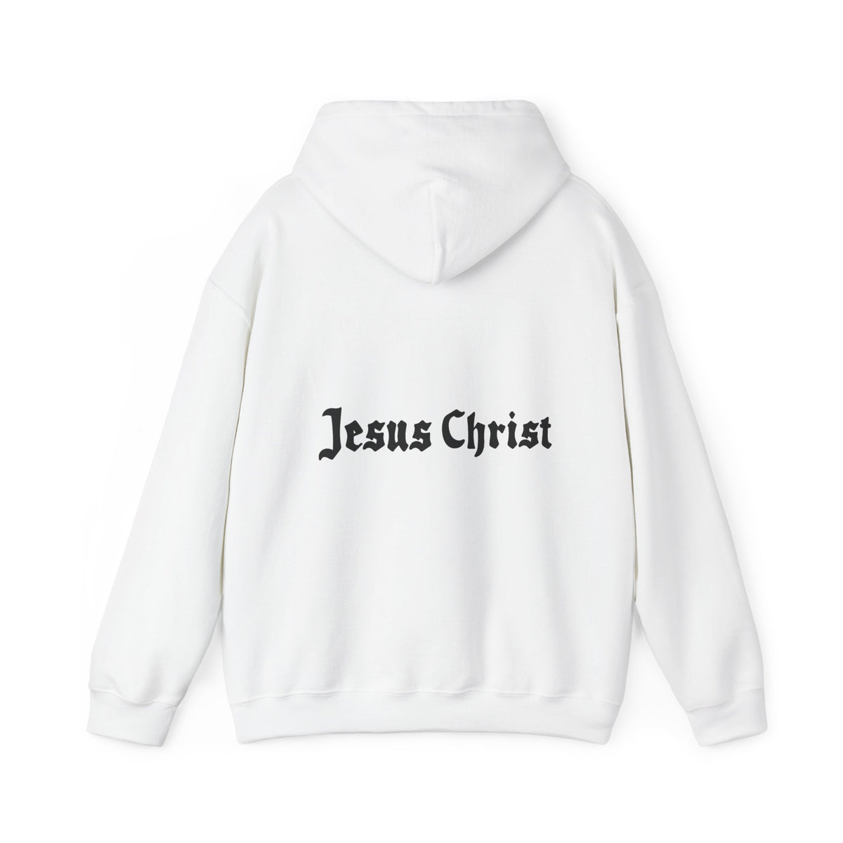Jesus Christ Hoodie — Gothic Lion Crest Religious Pullover