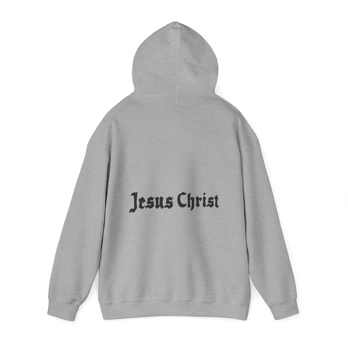 Jesus Christ Hoodie — Gothic Lion Crest Religious Pullover
