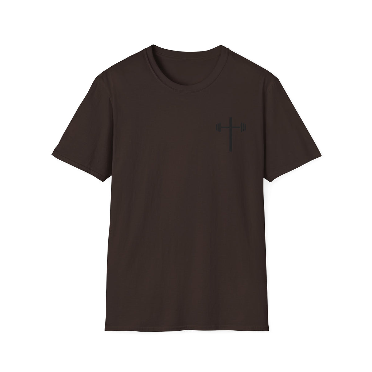 Jesus Strong Cross Barbell T-Shirt