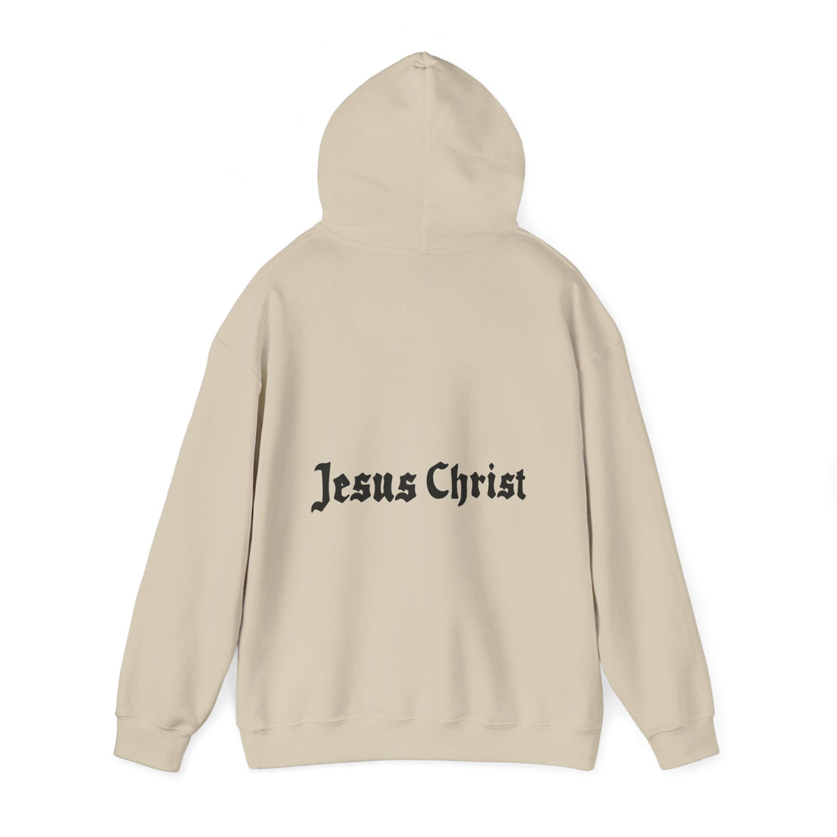 Jesus Christ Hoodie — Gothic Lion Crest Religious Pullover