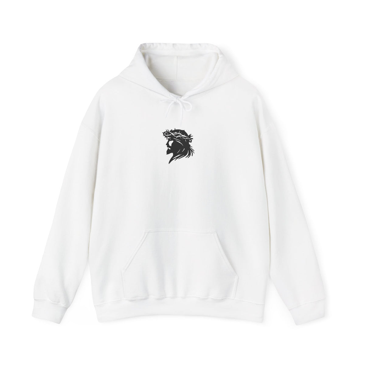 Jesus Christ Hoodie — Gothic Lion Crest Religious Pullover