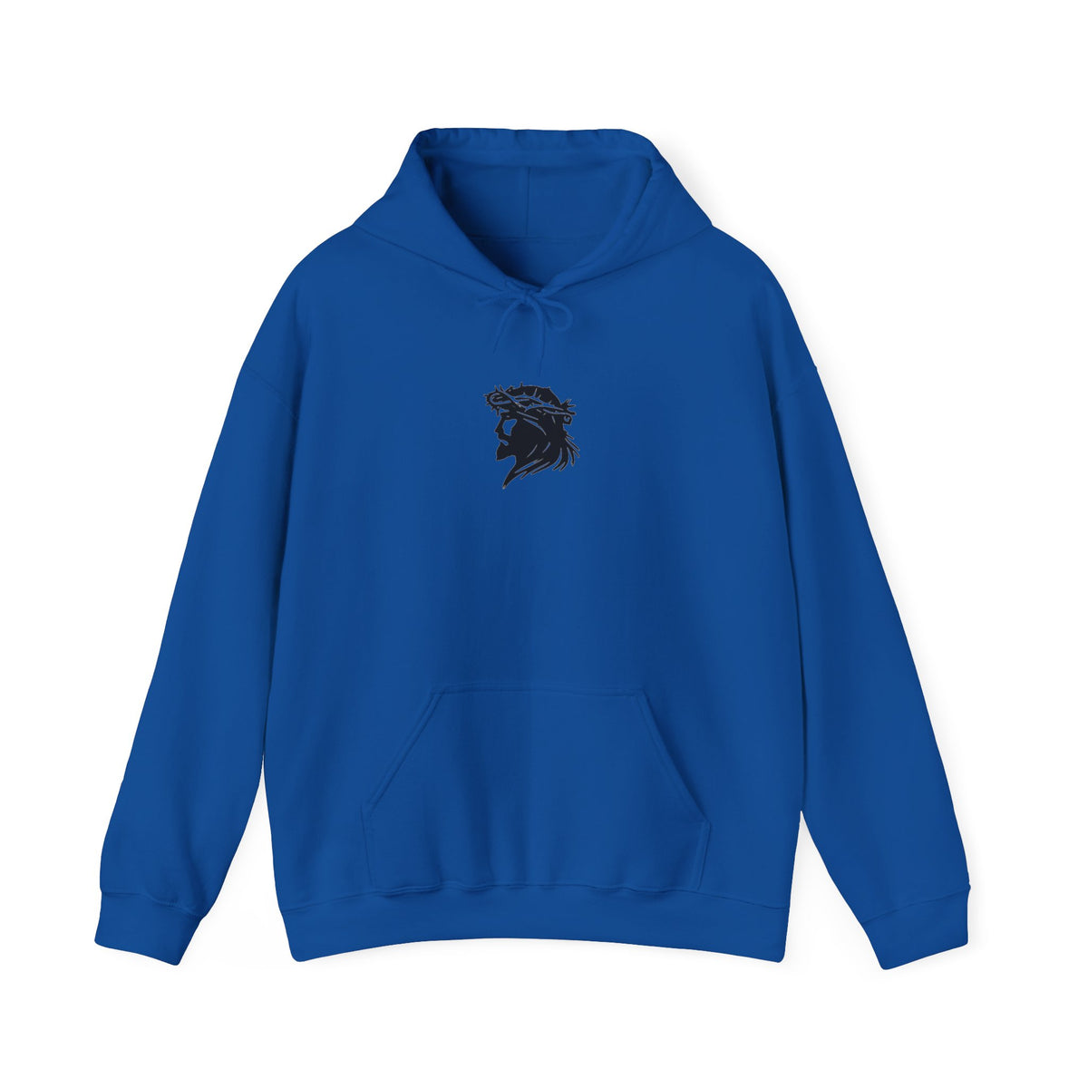 Jesus Christ Hoodie — Gothic Lion Crest Religious Pullover