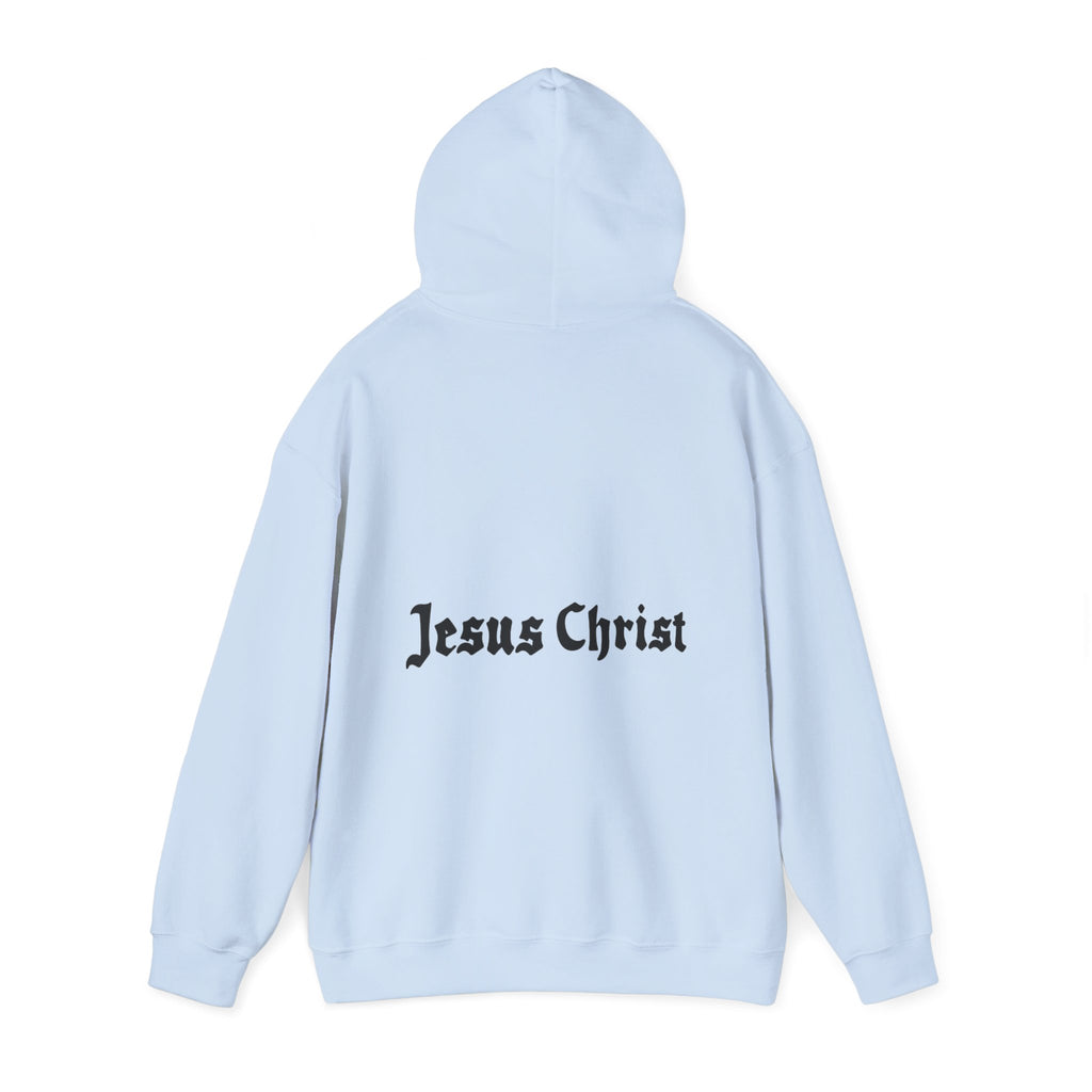 Jesus Christ Hoodie — Gothic Lion Crest Religious Pullover