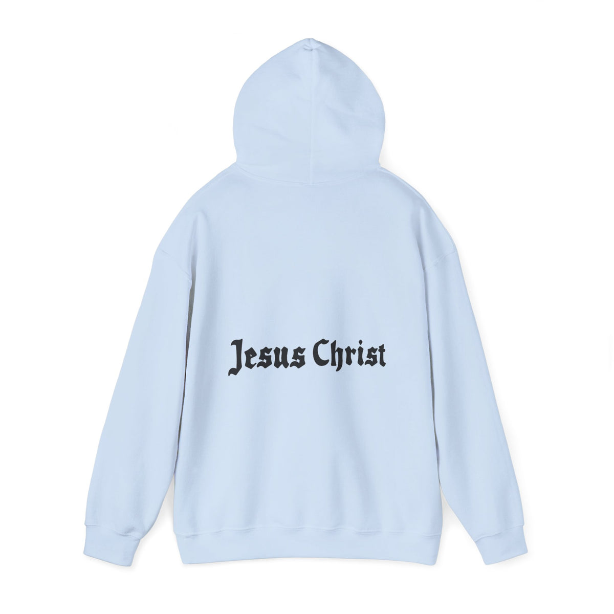 Jesus Christ Hoodie — Gothic Lion Crest Religious Pullover